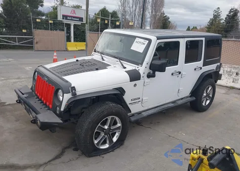 2016 Jeep Wrangler Unlimited Sport z USA, uszkodzony, nr VIN 1C4BJWDG5GL288901